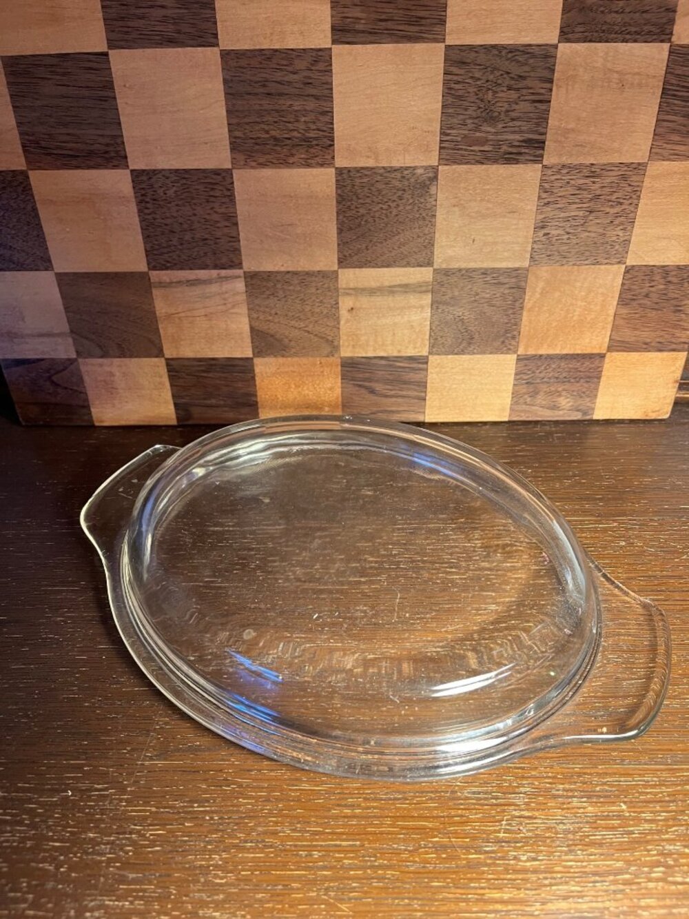Clear Oval Tab Handles Casserole Lid A1296